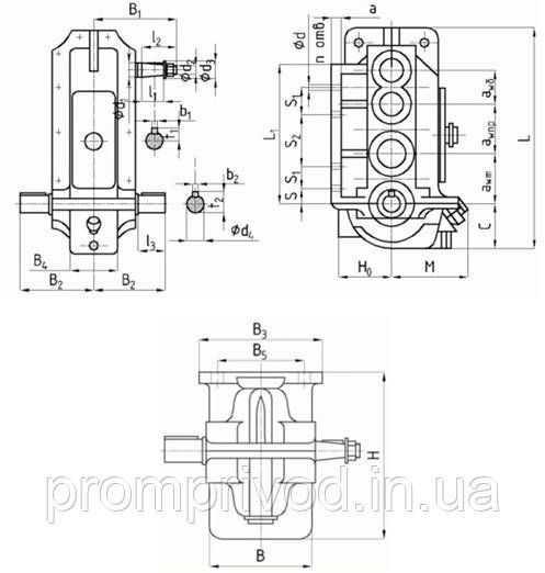 Редуктор цилиндрический ВК-350-10 547576823 фото