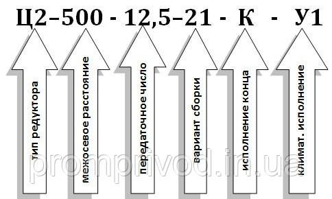 Редуктор Ц2-500-12,5 511717271 фото