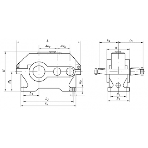 Редуктор Ц2У-100-10-21