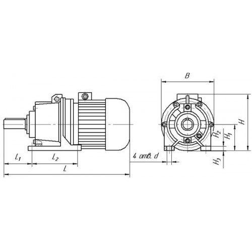 Мотор-редуктор 3МП-63