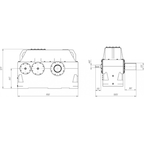 Редуктор Ц2Н-630-31.5