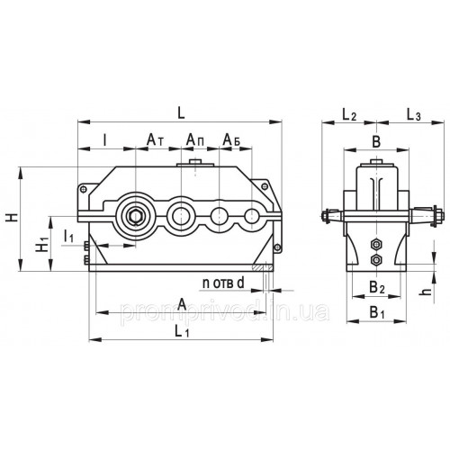 Редуктор 1Ц3У-400