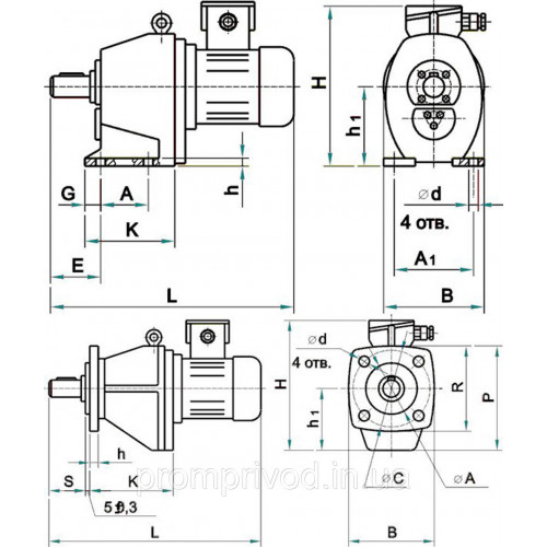 Мотор-редуктор МЦ2С-80
