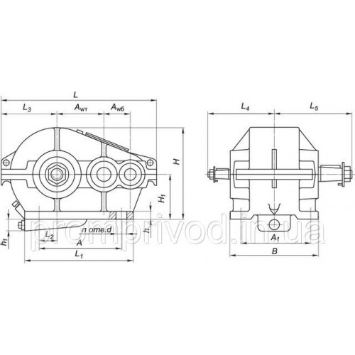 Редуктор Ц2-650-31,5