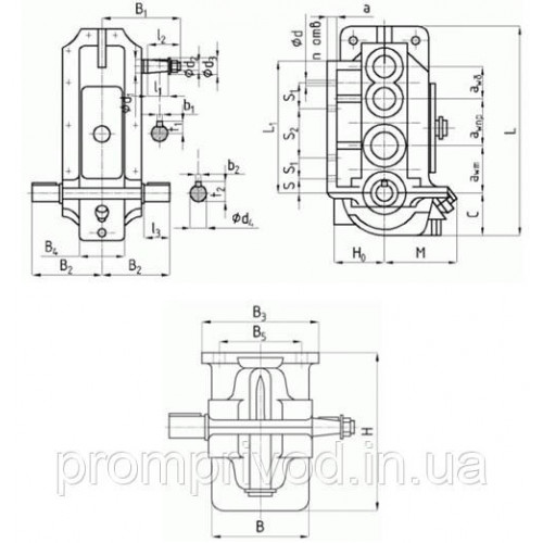 Редуктор циліндричний ВК-350-10