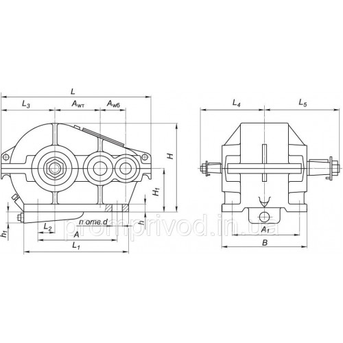 Редуктор Ц2-1000