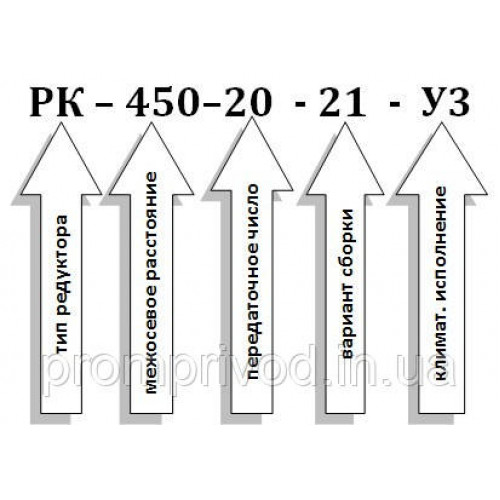 Крановий редуктор РК-450-20