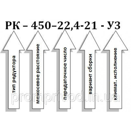 Крановий редуктор РК-450-22,4
