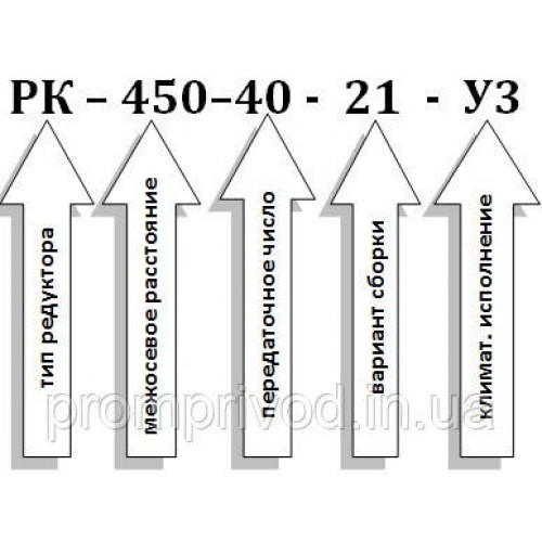Крановий редуктор РК-450-40
