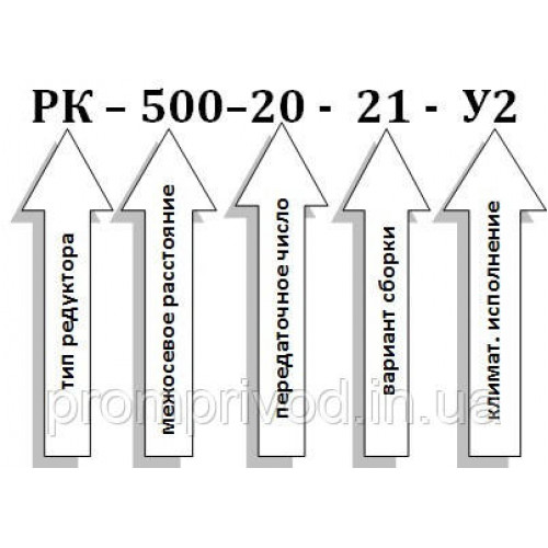 Крановий редуктор РК-500-20