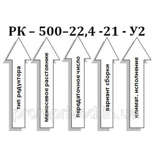 Крановий редуктор РК-500-22,4
