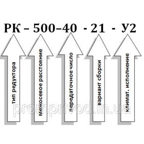Крановий редуктор РК-500-40