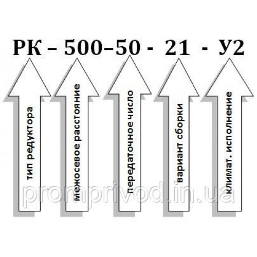 Крановий редуктор РК-500-50