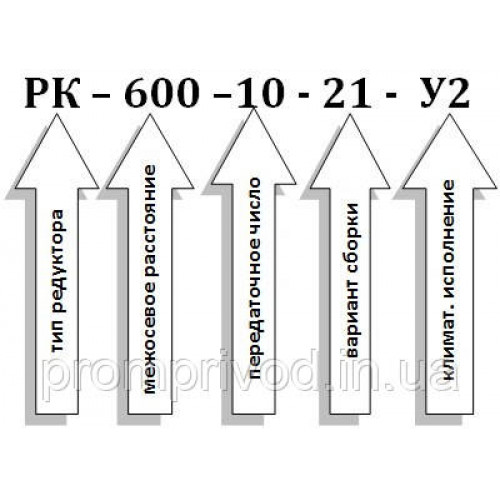 Крановий редуктор РК-600-10