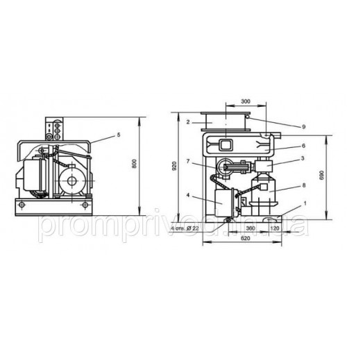 Лебідка ТЛ-14В