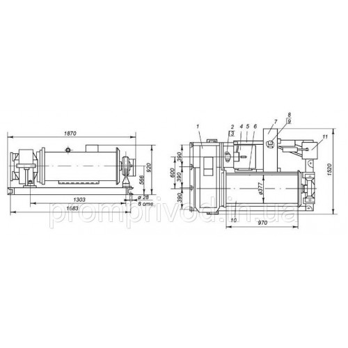 Лебідка ТЛ-7Б-1