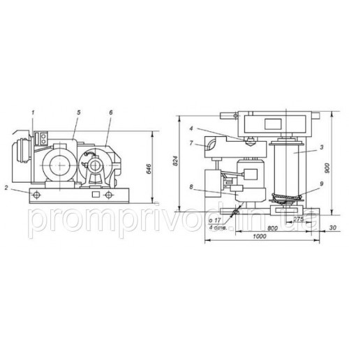 Лебідка ТЕЛ-2