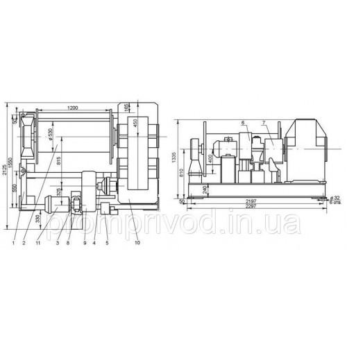 Лебідка ТЕЛ-15