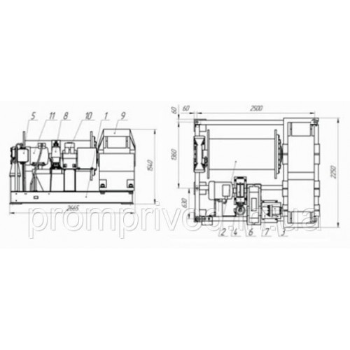 Лебідка ТЕЛ-20