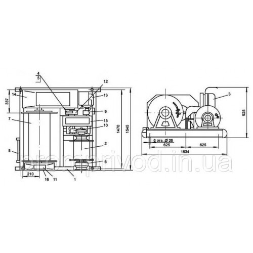 Лебідка ТЛ-8Б