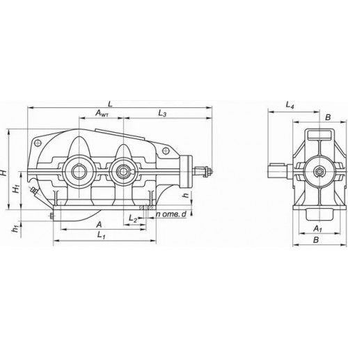 Редуктори типу КЦ1 складання 43