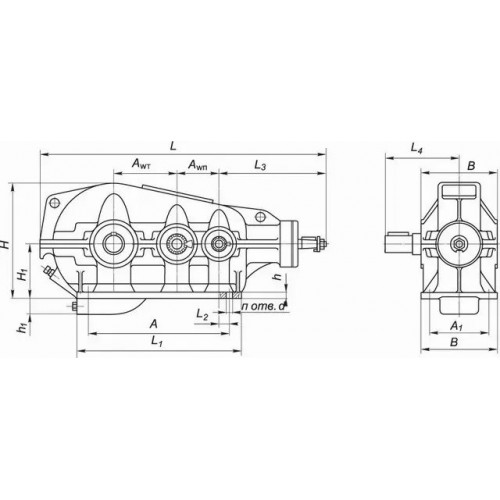 Редуктори типу КЦ2 складання 43