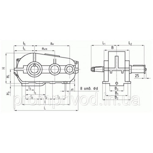 Редуктор РК-500-50