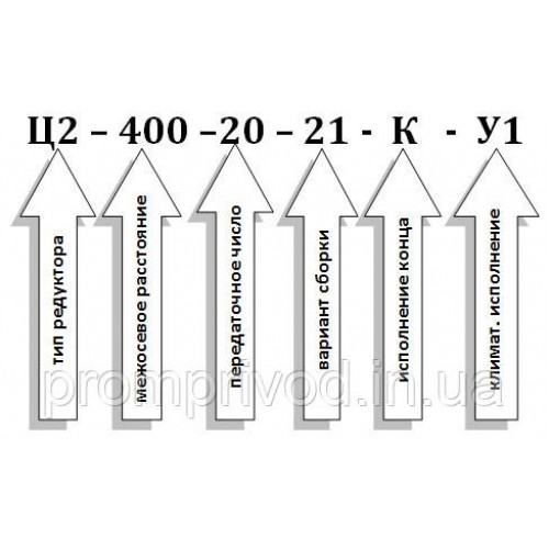 Редуктор Ц2-400-20