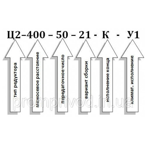 Редуктор Ц2-400-50