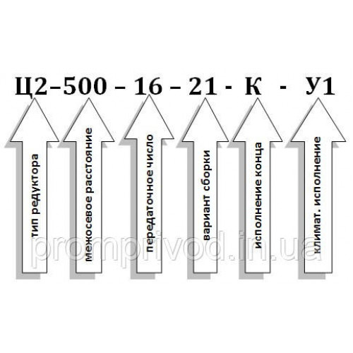 Редуктор Ц2-500-16