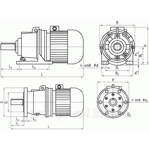 Мотор-редуктор 4МП-31.5