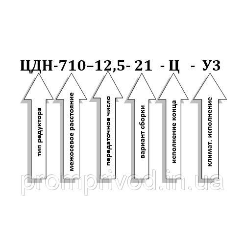 Редуктор ЦДН-710-12,5