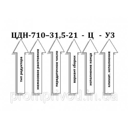 Редуктор ЦДН-710-31,5