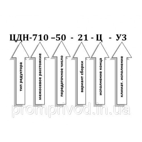 Редуктор ЦДН-710-50