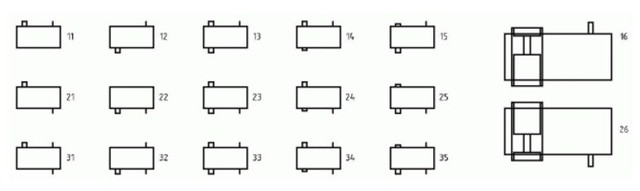 Варианты сборки редуктора РЦД - 250