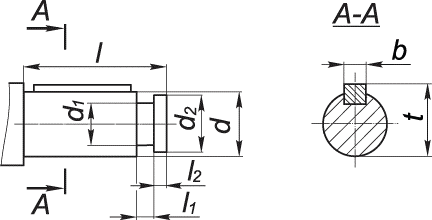 Цилиндрический вал мотор редуктора МР3-500 Цилиндрический вал мотор редуктора МР3-500