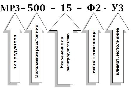 Схема условных обозначений МР3-500