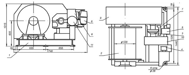 чертеж тэл-5а тэл-5а