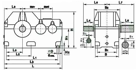 Редуктор 1Ц2У купить