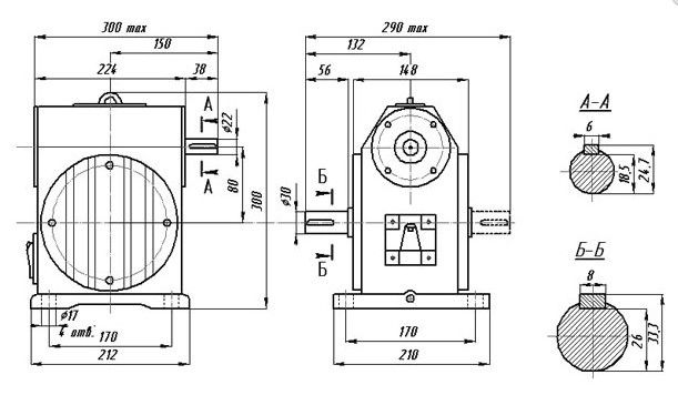 Схема редуктора РЧН-80