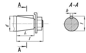 Размеры валов