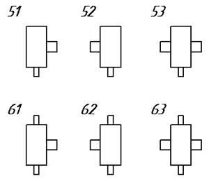 Варианты сборки редуктора РГЛ-225-35