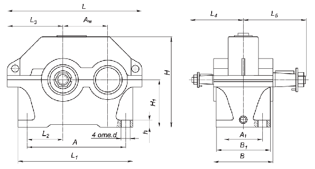 Конструкция редуктора ЦУ-160 Промпривод Конструкция редуктора ЦУ-160 купить